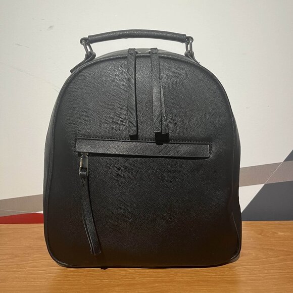GREAT CONDITON~ Black Minimalistic Backpack - Picture 1 of 6